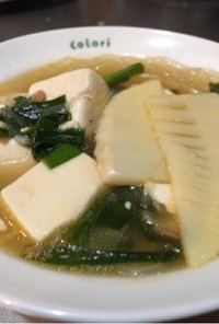 リメイク！麻婆豆腐でスープ