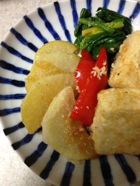 大根と豆腐の揚げ出し