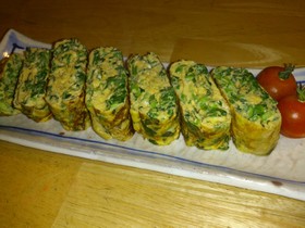 【クレソンレシピ】卵焼き