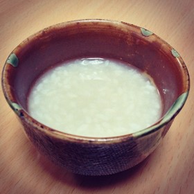 米麹で作る本格『甘酒』保温水筒を使います