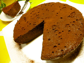 ♪炊飯器で♪大人のチョコレートケーキ♪