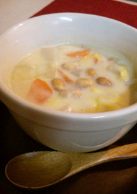 節分豆スープ(シチュー・ミネストローネ）
