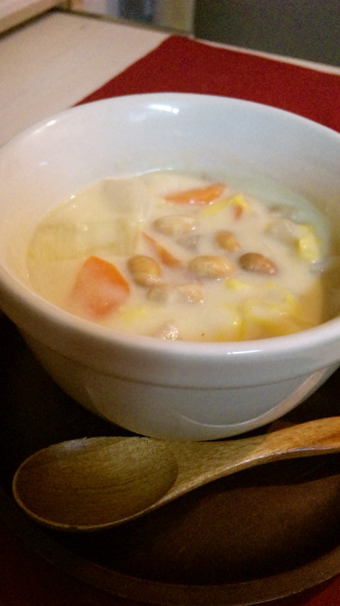 節分豆スープ(シチュー・ミネストローネ）の画像