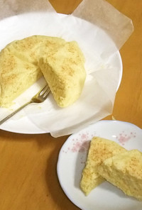 炊飯器で！超簡単！豆乳カステラ風ケーキ