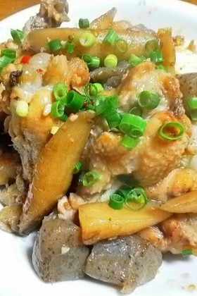 手羽元とこんにゃくのコッテリ煮