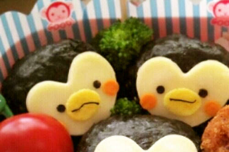 簡単 キャラ弁当 ペンギンちゃん レシピ 作り方 By むらかみなつこ クックパッド 簡単おいしいみんなのレシピが360万品