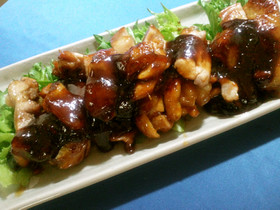 家に帰って20分味しみ照り焼きチキン②