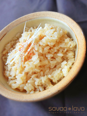 かんたん☆玄米茶の茶飯