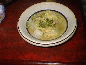 白菜とシーチキンのコンソメ煮