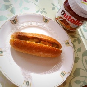 マーマレードとヌテラのサンドイッチ♡の画像