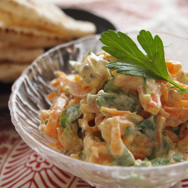 インドのビーツサラダのレシピ