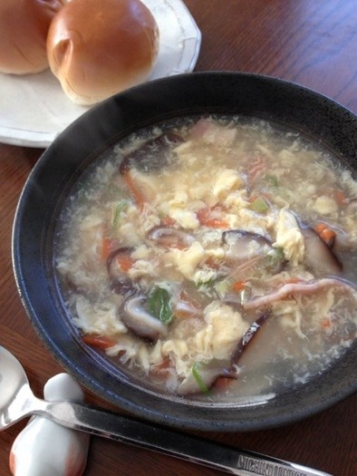 かき玉スープの写真