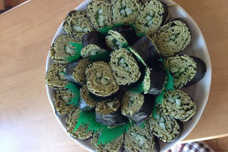 節分 蕎麦で巻き寿司 蕎麦すし レシピ 作り方 By カンビーババ クックパッド 簡単おいしいみんなのレシピが353万品