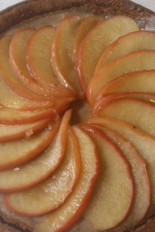 マクロビ  りんごのタルトの画像