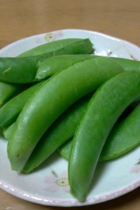 包丁なし♪スナップエンドウ筋取り