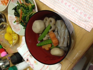 お食い初め☆煮物の写真