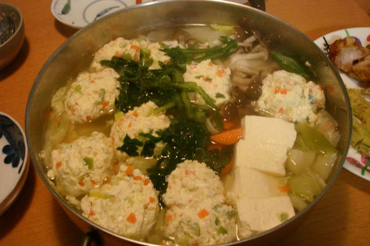 豆腐入り鶏つみれ レシピ 作り方 By Tomo8 クックパッド 簡単おいしいみんなのレシピが361万品