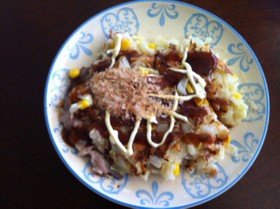 卵なし! 簡単お好み焼き
