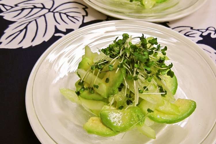 セロリとアボカドのサラダ レシピ 作り方 By ちわここ クックパッド