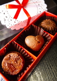 バレンタインに♥HMプチ生チョコケーキ
