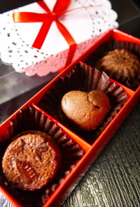 バレンタインに♥HMプチ生チョコケーキ