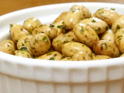 給食再現節分豆消費に 無限のり塩バター豆の写真
