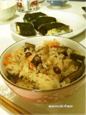 我が家の ☆ 大豆ごはん