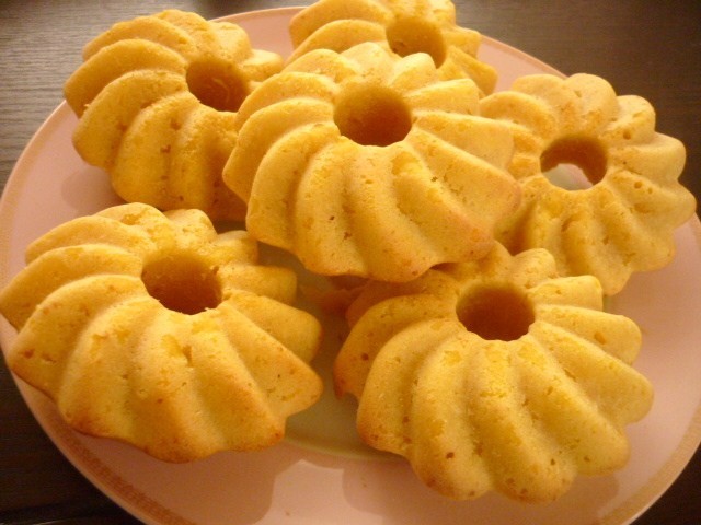 マンゴー味の焼きドーナツの画像