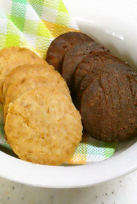 パン粉で作るアイスボックスクッキー　覚書