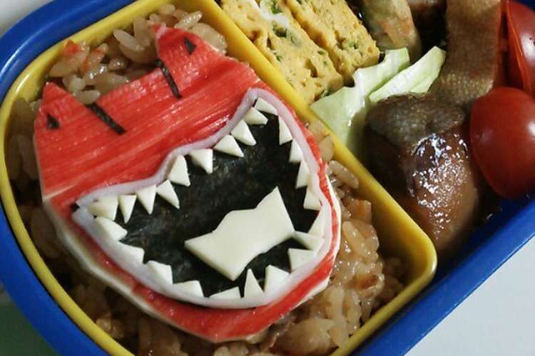 キョウリュウジャー弁当 キャラ弁 レシピ 作り方 By ふくもとまい クックパッド 簡単おいしいみんなのレシピが374万品