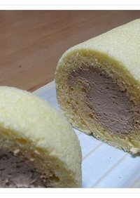 チョコガナッシュロールケーキ