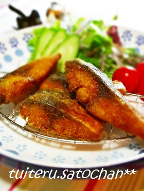 *鯖のカレー竜田*
