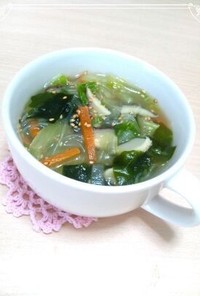 代謝UP☆ダイエット春雨スープ