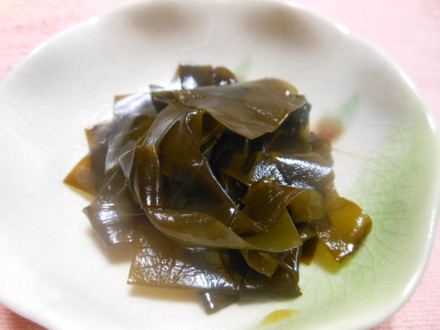 メチャ美味しい…早煮昆布の「酢醤油煮」の画像