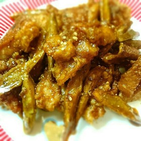 簡単!甘辛鶏ゴボウ♪ご飯が進む大皿おかず