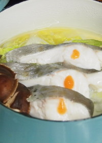 ヘルsea～1／4白菜de真鱈蒸し！