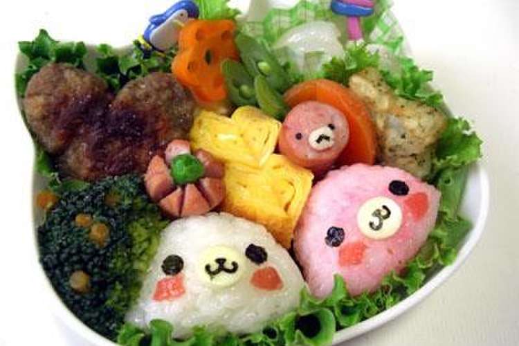 Love２アザラシのキャラ弁 レシピ 作り方 By Chibi Mika クックパッド 簡単おいしいみんなのレシピが357万品