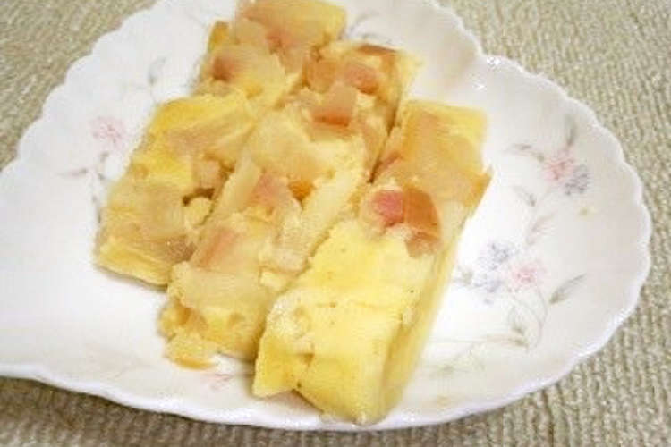レンジで 角切りリンゴとおからのケーキ レシピ 作り方 By Nagi 0810 クックパッド