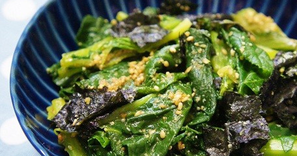 つくれぽ1000超え 小松菜人気簡単レシピ14選 クックパッド人気レシピ
