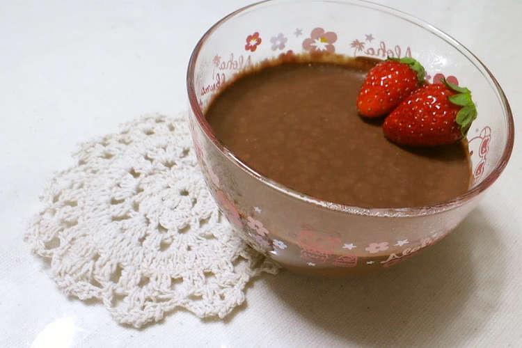 簡単 お豆腐で濃厚チョコムース レシピ 作り方 By いちごラテ クックパッド 簡単おいしいみんなのレシピが352万品