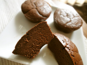 ワンボウル&HMで簡単濃厚生チョコケーキ