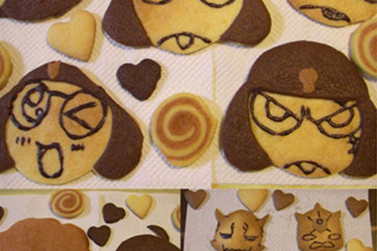 キャラは自由自在 チョコデコクッキー レシピ 作り方 By Marrietty クックパッド 簡単おいしいみんなのレシピが361万品