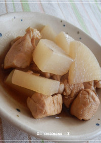 大根と鶏肉のバルサミコ酢煮
