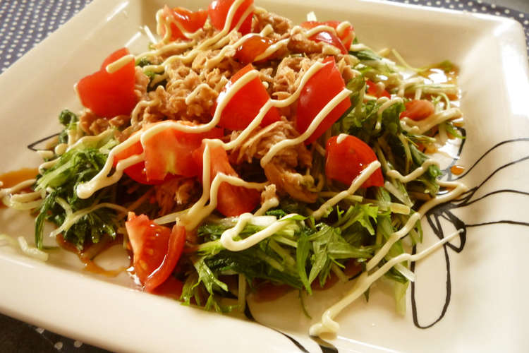 子供も食べやすい 水菜とツナのお浸し風 レシピ 作り方 By ママんま クックパッド 簡単おいしいみんなのレシピが360万品