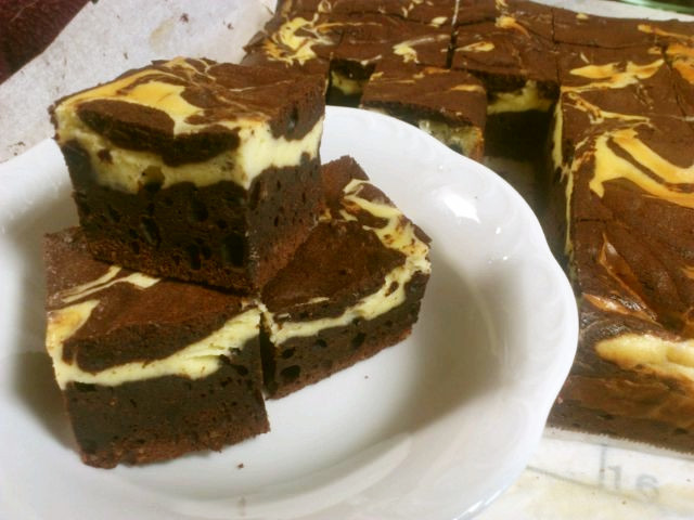 スキニーパンプキンチーズケーキブラウニーのレシピ