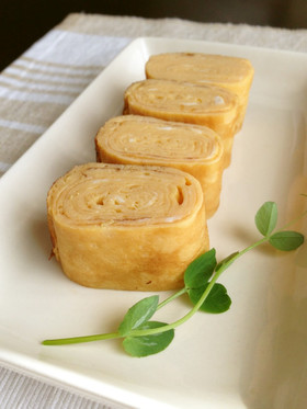 *しょうが焼き風味の卵焼き*
