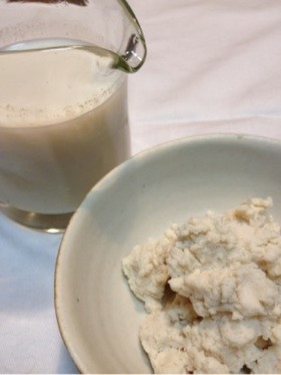 大豆で自家製 優しい豆乳とふわふわおからの写真