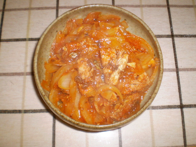 サバ缶のケチャップ煮の画像