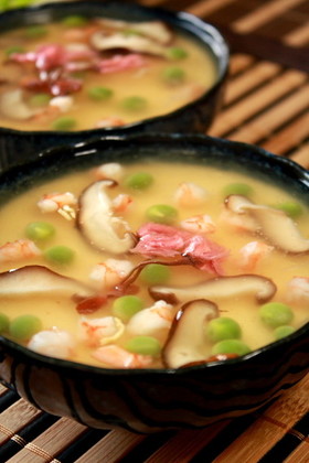 春のあんかけ茶碗蒸し