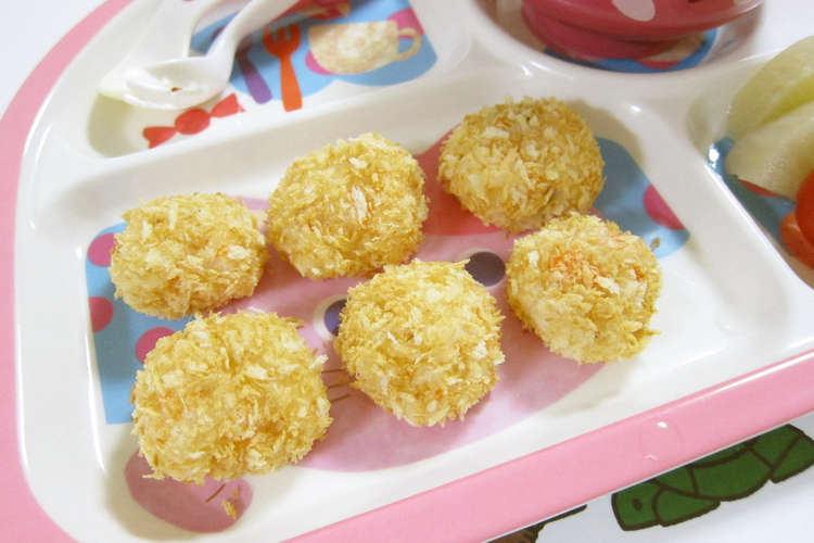 離乳食完了期 サクサク一口おにぎり レシピ 作り方 By えりこトマト クックパッド 簡単おいしいみんなのレシピが360万品